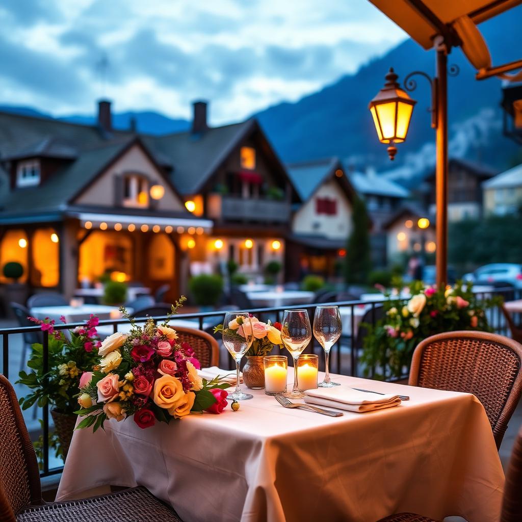 Terrasse du café